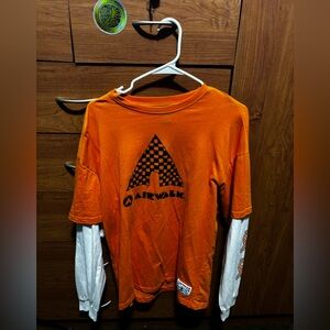 Orange Airwalk Mens Shirt